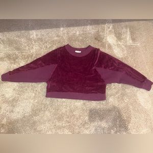 SUZIE KONDI WING VELOUR SWEATER